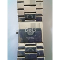 D&G Armbanduhr aus Stahl in Silbern