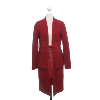 Mugler Anzug in Rot