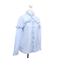 Sandro Top Cotton in Blue