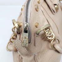 John Galliano Handtasche aus Leder in Beige