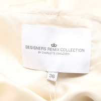 Designers Remix Kleid aus Seide in Creme