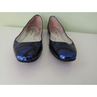 Jimmy Choo Slippers/Ballerinas Leather in Blue