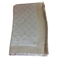 Louis Vuitton Monogram Shine-doek in beige / goud