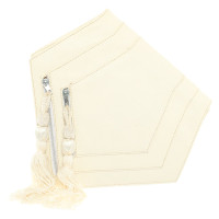 Versace Clutch Bag Leather in Cream
