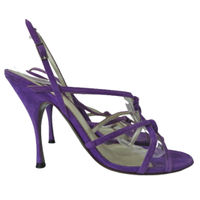 Dolce & Gabbana Sandalen Suède in Violet