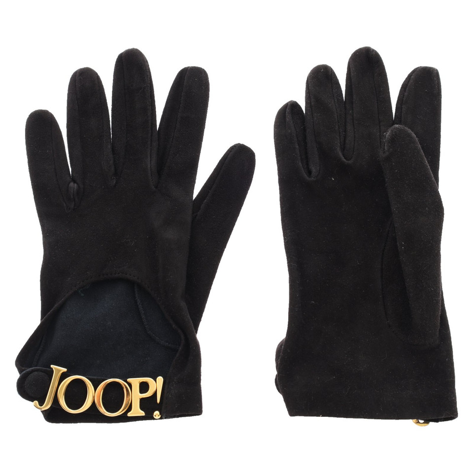 Joop! Handschuhe aus Leder in Schwarz
