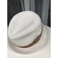 Hermès Hut/Mütze aus Leinen in Beige