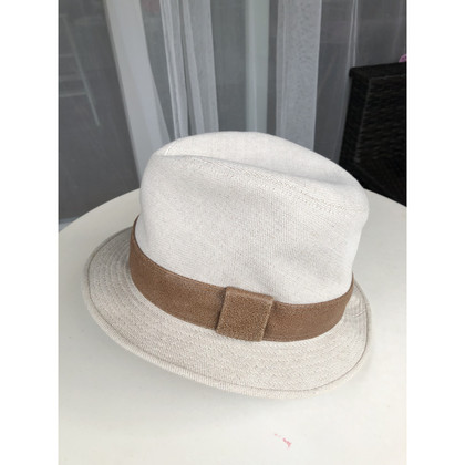 Hermès Hat/Cap Linen in Beige