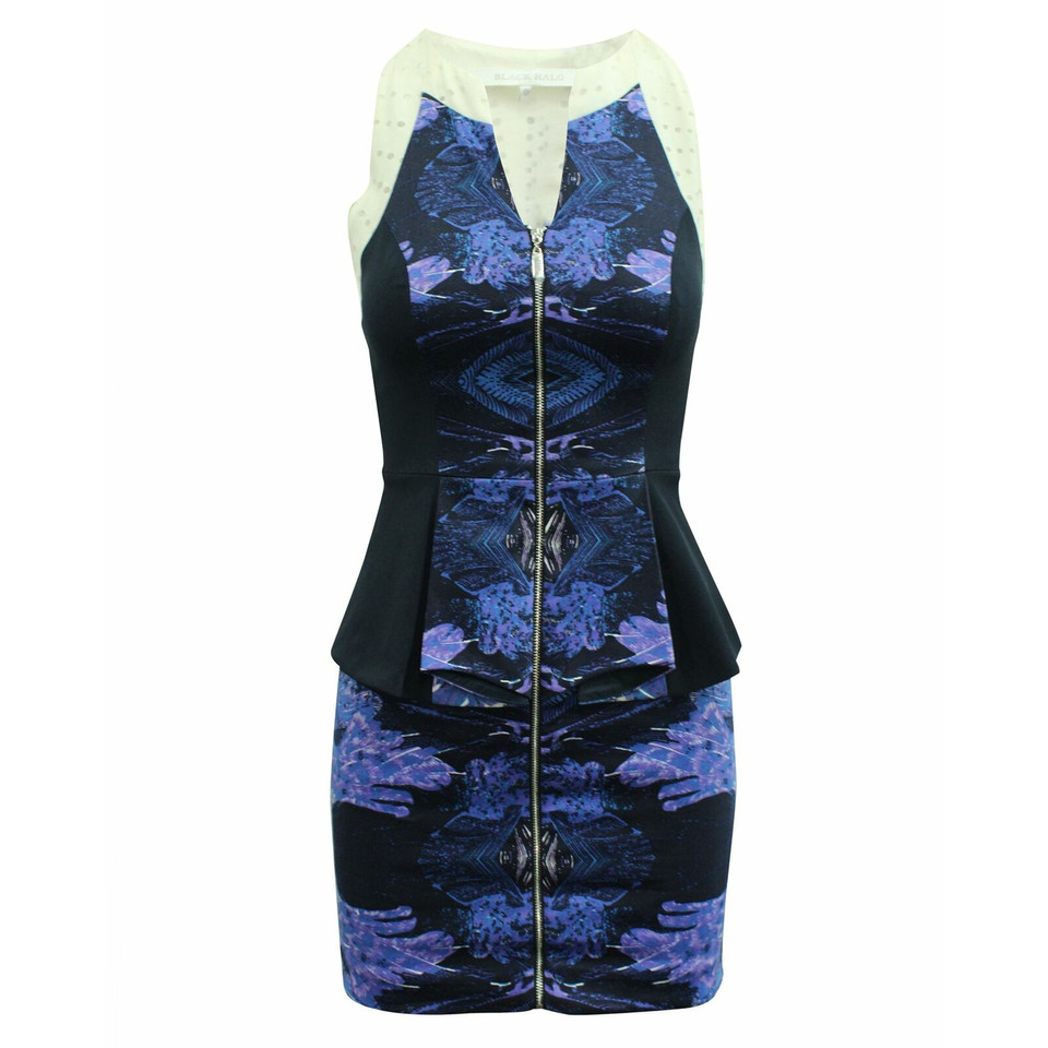 Black Halo Kleid aus Baumwolle in Blau