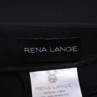 Rena Lange Hose aus Seide in Schwarz