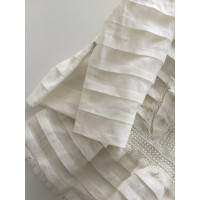 Zimmermann Top Linen in White