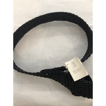Brunello Cucinelli Belt Leather in Black