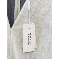 Derek Lam Kleid aus Baumwolle in Grau