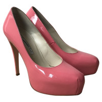 Brian Atwood Pumps/Peeptoes aus Leder in Rosa / Pink