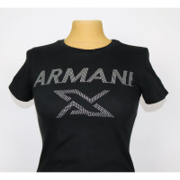 Armani Exchange Oberteil aus Baumwolle in Schwarz