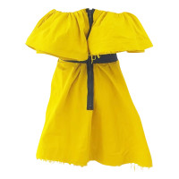 Lanvin For H&M Kleid aus Baumwolle in Gelb