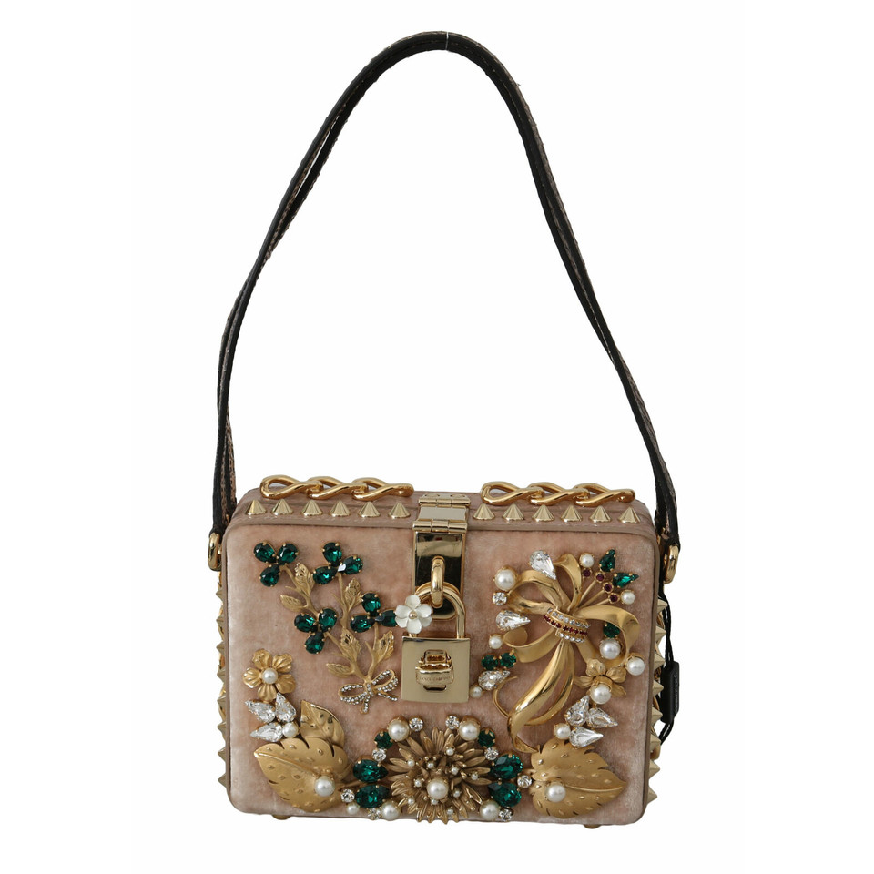 Dolce & Gabbana Dolce Box Bag in Gold