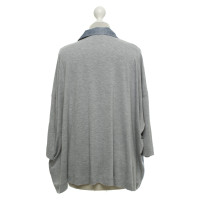 Max & Co Oversized top in blue / grey
