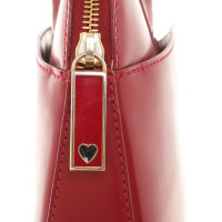 Moschino Handbag in wine red