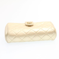 Chanel Clutch Bag Leather in Gold