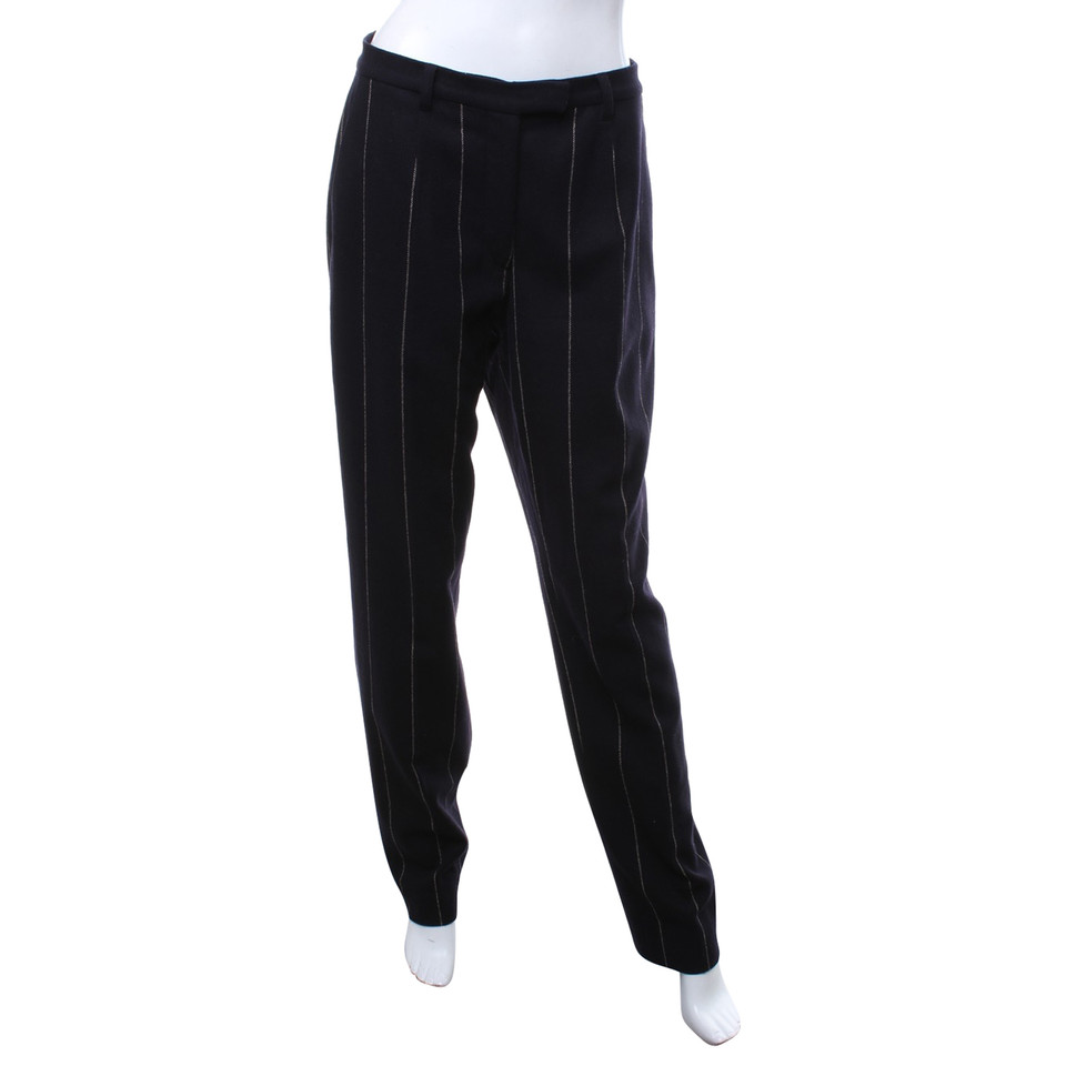 Jil Sander trousers with white stripes