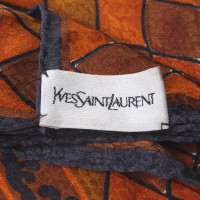 Yves Saint Laurent Silk scarf with print