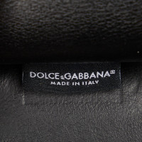 Dolce & Gabbana Accessoire aus Leder in Schwarz