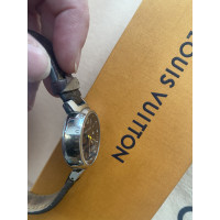 Louis Vuitton Tambour Monogram 28 aus Leder in Braun