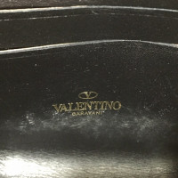Valentino Garavani Täschchen/Portemonnaie aus Leder in Schwarz