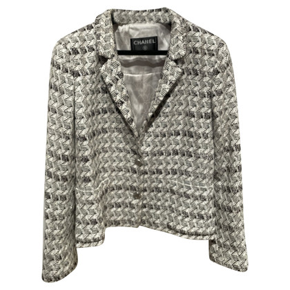 Chanel Jacket/Coat in Silvery
