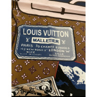 Louis Vuitton Sciarpa in Seta in Bordeaux