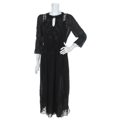 Twinset Milano Kleid aus Viskose in Schwarz