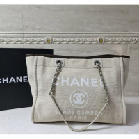 Chanel Deauville Small Tote in Beige