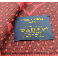 Louis Vuitton Logomania aus Wolle in Rot