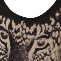 Sandro Shirt with Leopard head print