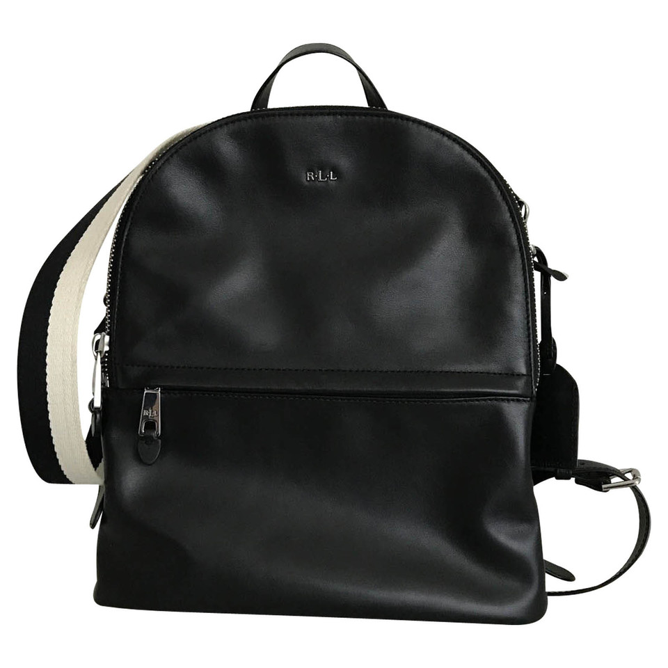 Ralph Lauren Backpack Leather in Black
