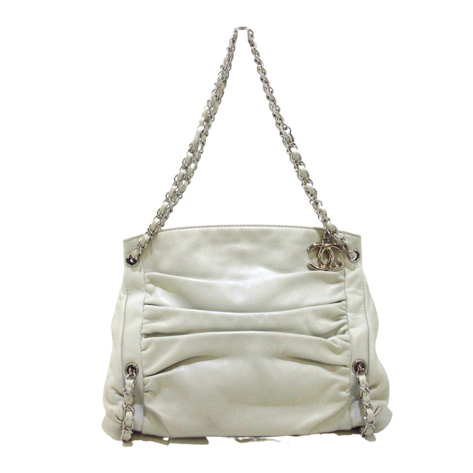 Chanel Shoulder bag Leather in Cream