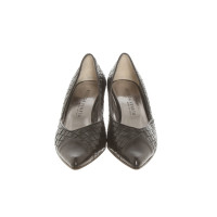 Bottega Veneta Pumps/Peeptoes aus Leder in Schwarz