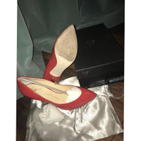 Giuseppe Zanotti Wedges Patent leather in Red