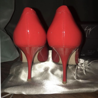 Giuseppe Zanotti Wedges Patent leather in Red