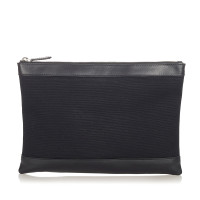 Balenciaga Clutch aus Canvas in Schwarz