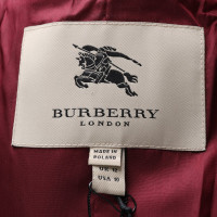 Burberry Blazer aus Wolle in Bordeaux