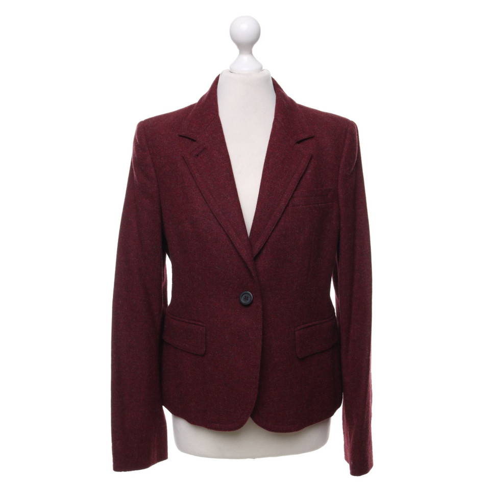 Burberry Blazer in Lana in Bordeaux