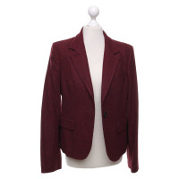 Burberry Blazer Wol in Bordeaux