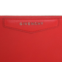 Givenchy Clutch aus Leder in Rot