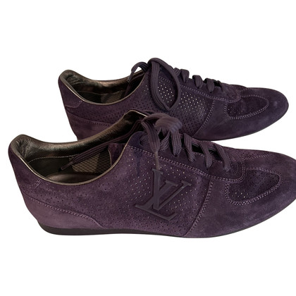 Louis Vuitton Chaussures à lacets en Daim en Violet