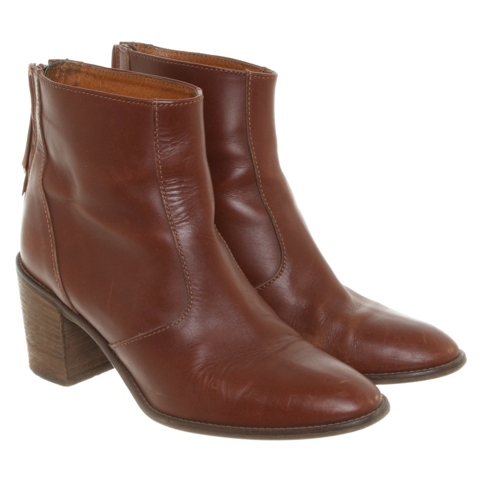 Madewell Ankle boots Leather in Brown