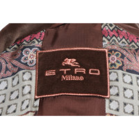 Etro Blazer Cotton in Brown