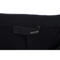 Avelon Hose aus Leder in Schwarz