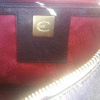 Roberto Cavalli Handtasche aus braunem Leder